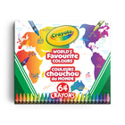 Crayola World's Favourite Colours Crayons - 64 Pack-WORLD’S FAVOURITE COLOURS: Inspired by the favourite colours of people around the globe! This unique collection was curated from thousands of global colour preferences, celebrating the connections we all share through colour