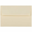 JAM Paper A8 Foil Lined Invitation Envelopes - 5.5 x 8.125 - Ecru with Gold Foil - 50 Pack-Perfect for personal mail, business mailings, greeting cards, announcements, and so much more!