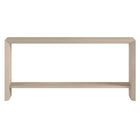 Hudson&Canal Osman 64"W Console Table - Alder White-Table is made of high-quality and durable MDF materials