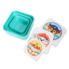 Danawares Nickelodeon Paw Patrol 3-Piece Square Lunch Box Set-Containers nest into eachother for easy storage