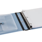 Staples Better Binder - 1" - Light Blue-Framed clear window makes these ideal for use as presentation binders
