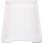 JAM Paper Stackable Paper Organizer Tray - White-Quantity: 1 Stack-able Tray per Pack | Can be stacked to maximize space & keep your desk organized 