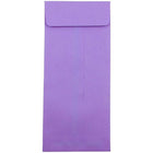 JAM Paper #12 Policy Envelopes, 4.75 x 11, Brite Hue Violet Purple Recycled, 100 Pack (4156910g)-Violet