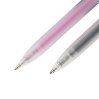 Pep Rally Study Pens - 1.0mm - Assorted - 10 Pack-Clear transparent barrel