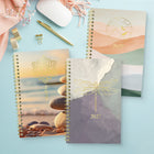 Blueline 2027 Essential Weekly/Monthly Planner with Gold Twin-Wire Binding - 8" x 5" - Minimalist - Bilingual-Tear off corners