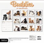 DateWorks 2026 16-Month Wall Calendar - 12" x 12" - Buddies - English-13 High Quality Images printed on Premium Paper