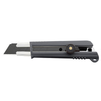 OLFA 25mm NH-1 Rubber Grip Ratchet-Lock Utility Knife-Blade Material: Carbon Steel