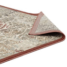 Modway Hester Ornate Turkish Vintage Area Rug - 5 ft W x 8 ft L - Tan/Walnut Brown-8