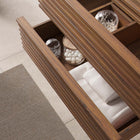 Modway Render 30" Wall-Mount Bathroom Vanity Cabinet - Walnut-Walnut Grain Vanity
