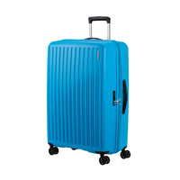 American Tourister 27" Rejoy Check-in Luggage - Large - 360-Degree Spinner - Azure Blue-Constructed of 100% polypropylene offering extreme durability with a texture that reduces the visibility of scratches