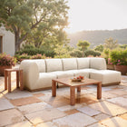 Zuo Regels Coffee Table - Natural-Dimensions: 31.5" L x 31.5" W x 15.7" H