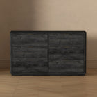 Manhattan Comfort Evelyn 60" Modern 6-Drawer Double Dresser - Charcoal Grey-Home Assembly Required (All Hardware Included)