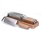 Minimal Graters with Wooden Handle - Set of 4 with Base-Non-slip end for added stability