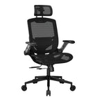 COUGAR Speeder One Mesh Reclining & Tilting Chair - Black-Motor Racing-Inspired Design: Sleek, dynamic design inspired by supercar architecture with a Y-frame that creates a 3-point backrest for strength and style