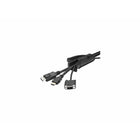 StarTech 1.5 m Cable-Management Sleeve - Spiral - 1" Diameter-Fast and easy setup, with cable loading tool included