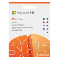 Microsoft 365 Personal Medialess - 12 Month Subscription - 1 User - English-For 1 person