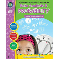 eBook: Data Analysis & Probability - Task & Drill Sheets (PDF version - 1-User Download) - Grade Pre-K - 2-You will receive two emails: one confirming your entire order, and one with a "Download Software" buttonYou can download immediately or return to your email to download later