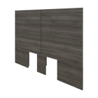 Nexera James Headboard - Full Size - Grey Oak-Modern Aesthetic: Elevate your bedroom decor with a modern headboard featuring clean lines and a minimalist design
