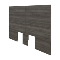Nexera James Headboard - Full Size - Grey Oak-Modern Aesthetic: Elevate your bedroom decor with a modern headboard featuring clean lines and a minimalist design