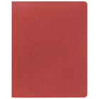 Merangue Report Covers - 11 1/2" x 9 1/8" - Red - 25 Pack-Leatherine report covers