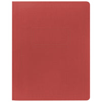 Merangue Report Covers - 11 1/2" x 9 1/8" - Red - 25 Pack-Leatherine report covers