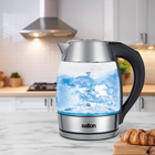 Salton Temperature Control 1.8 L Kettle & Tea Steeper - Silver-8