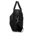 Bugatti Wellington Briefcase for Laptops up to 15.6" - Black-Integrated trolley pass-through to slide over rolling luggage handles