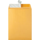 Quality Park Redi-Strip Kraft Catalogue Envelopes - 9" x 12"-Paper strip keeps adhesive free of dust, assuring a long shelf life