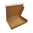 Reliabag Self Seal Corrugated Literature Mailer Boxes - 13" L x 10" W x 2" H - Kraft - 40 Pack-Lightweight, Eco-friendly, Sustainable and Sturdy