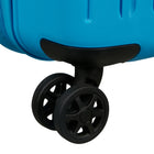 American Tourister 19" Rejoy Carry-on Luggage - 360-Degree Spinner - Azure Blue-Personalization stickers come with every letter in the alphabet with the addition of symbols and icons to customize your luggage