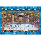 Eurographics Hockey Spot and Find Puzzle - 100 Pieces-European blue board