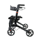 BIOS Living Onyx Rollator - 19" -360 degree swivel front wheels