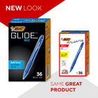 BIC Glide Bold Retractable Ballpoint Pens - 1.6mm - Blue Ink - 36 Pack-Proprietary technology delivers a smooth writing experience