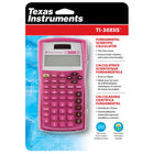 Texas Instruments TI-30XIIS Solar 2-Line Scientific Calculator, Pink-Adds, subtracts, multiplies and divides fractions entered in traditional numerator/denominator format as written on a chalkboard
