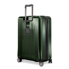 Ricardo Beverly Hills 25" Montecito 2.0 Hardside Check-in Luggage Upright - USB Port - Hunter Green-360° dual wheels recessed for stability - Provides smooth rolling and better balance while helping protect the wheels from impact