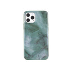 General Supply Goods + Co iPhone 12 12 Pro Hybrid Protective Case - Jade Green Marble-Compatible with: iPhone 12/12