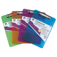 Charles Leonard Letter Size Clipboard, 4 Pack (CHL89770)-Size: Letter