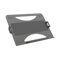 ShoppingAll Laptop VESA Mount Tray Clamp Bracket Attachment-Universal Compatibility: The tray holds 12” -17” laptops and is compatible with 75mm x 75mm or 100mm x 100mm VESA mounting holes.