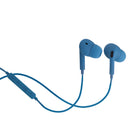 Basic Tech Wired In Earbuds with Volume Control And Mic - Sea Blue-Volume control