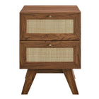Modway Soma 2-Drawer Nightstand - Walnut-Assembly Required