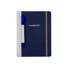 Cambridge Recycled Penloop Notebook - 8" x 6" - Navy-Ribbon book mark - made from 100% recycled material