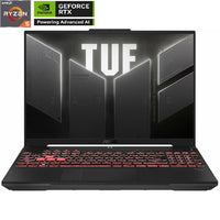 ASUS TUF Gaming A16 16" Notebook - AMD Ryzen 5 7535HS - GeForce RTX 4050 - 16 GB RAM - 1 TB SSD - Win 11 - Grey-Automatically pans and zooms the video to focus on you as you move.