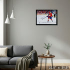 Matthew Tkachuk Panthers 2025 Playoffs - Framed Canvas - 22" x 31"-Ready to hang - arrives fully assembled