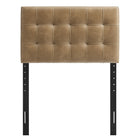 Modway Lily Vegan Leather Twin Size Headboard - Toast-Five Mounting Positions