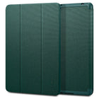 Spigen Urban Fit Folio Case for 10.2" iPad (7th, 8th & 9th Generation) - Midnight Green-Its dual-tone fabric and silicone touch adds daily comfort and grip