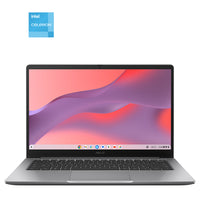 ASUS CX14 14" Chromebook with 3 months of Google AI Pro - Intel Celeron N4500 - 128 GB eMMC - 8 GB RAM - Chrome OS - Misty Grey-Weighing in at a mere 1.39 kg, ASUS Chromebook CX14 is effortless to carry, making it perfect if you’re always on the move, and the 180° hinge allows flexible viewing angles for all your work and entertainment needs