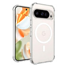 Blu Element Dropzone Rugged Case with Magnets for Pixel 10/10 Pro - Clear-Reinforced AirPockets shock absorbing corners