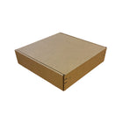 Reliabag Self Seal Corrugated Literature Mailer Boxes - 12" L x 12" W x 3" H - Kraft - 40 Pack-Self sealing, corrugated kraft