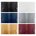 JAM Paper Heavy Duty Plastic 2 Pocket Extra Tough Folders with 3 Hole Punch - Assorted Professional Colours - 6 Pack-Size: 9.5 x 11.5 inches | Easily fits 8.5" x 11" documents