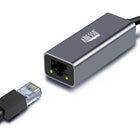 Adesso AUH-5000 USB-C to Gigabit Ethernet Adapter - LED Indicator - Compatible with Windows, Mac, Chrome OS-Plug & Play USB-C Adapter  - No drivers required; compatible with Windows, macOS, Linux, and Chrome OS for instant, hassle-free setup